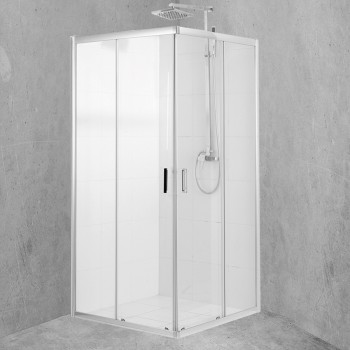 LINEA LOFTY LATO PER ANGOLO CON APERTURA SCORREVOLE LATERALE