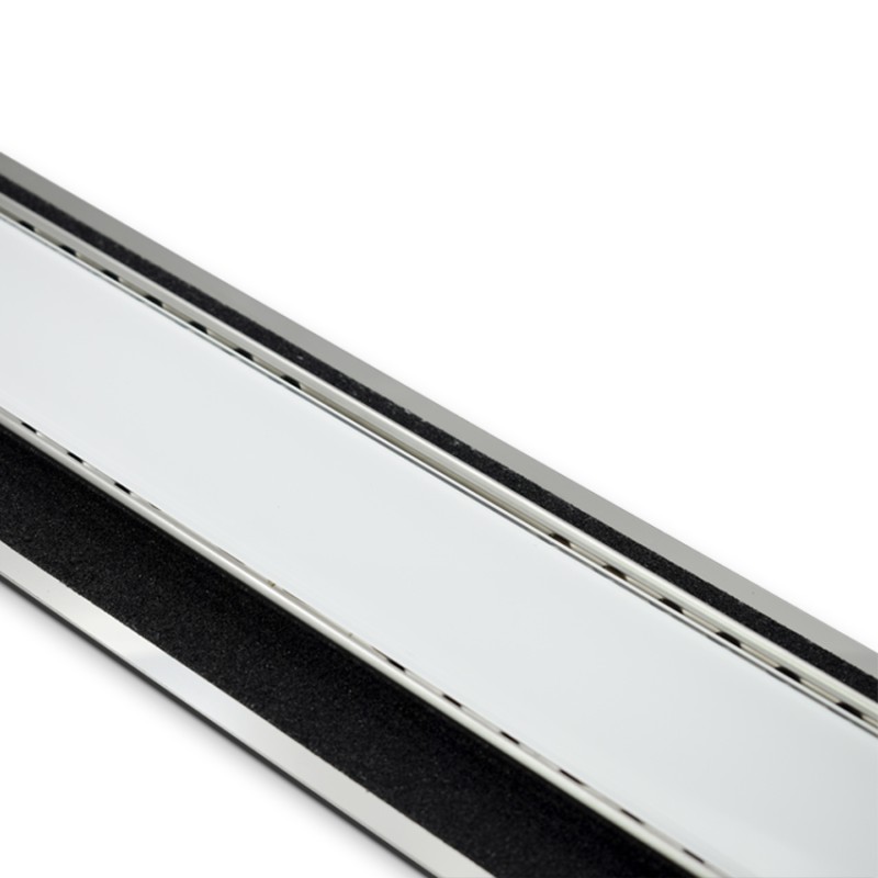 CANALETTE INOX STYLE LINEA LUXURY - CRISTALLO BIANCO