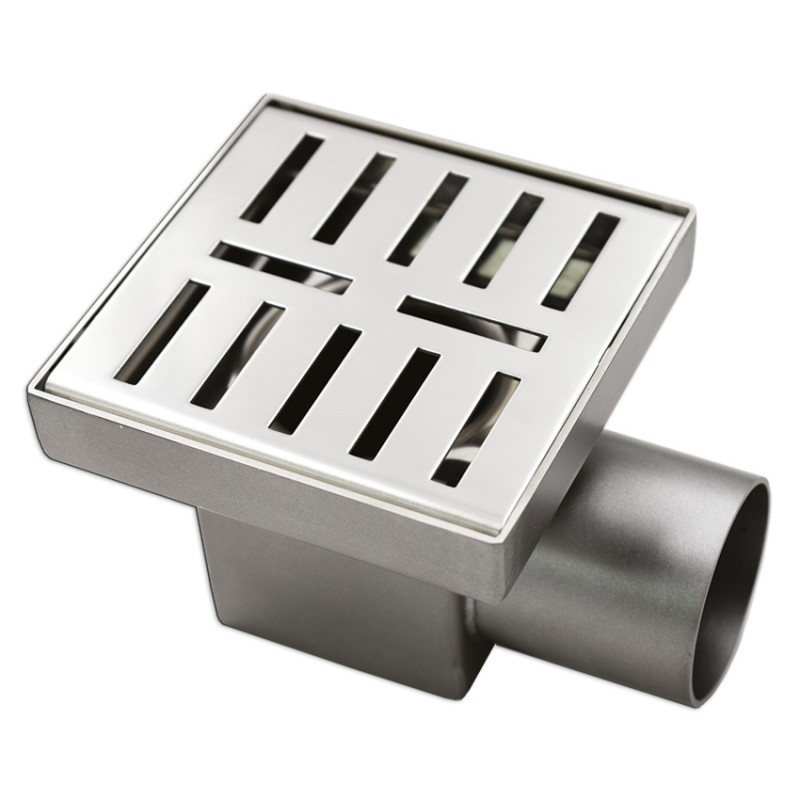CHIUSINO SIFONATO INOX STYLE LINEA LUXURY QUADRATA