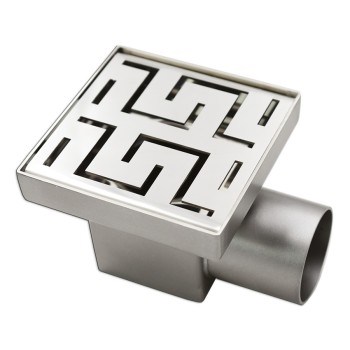 CHIUSINO SIFONATO INOX STYLE LINEA LUXURY QUADRATA