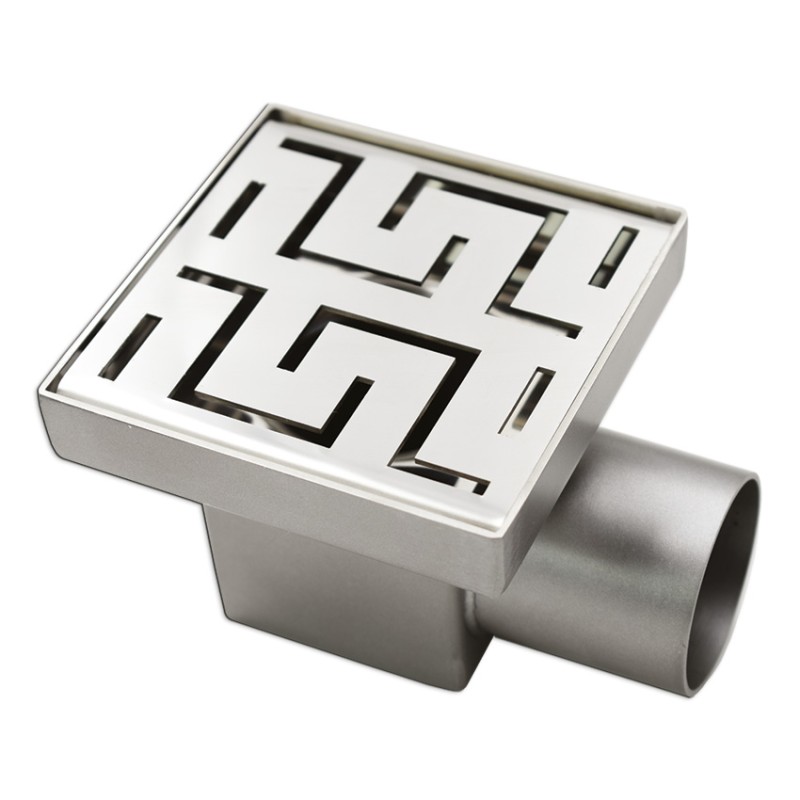 CHIUSINO SIFONATO INOX STYLE LINEA LUXURY QUADRATA
