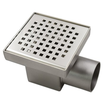 CHIUSINO SIFONATO INOX STYLE LINEA LUXURY QUADRATA