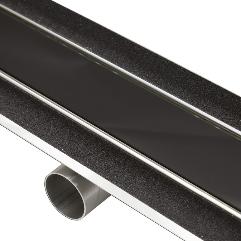 CANALETTE INOX STYLE LINEA RAM - CRISTALLO NERO