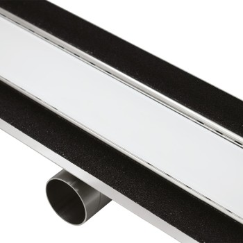 CANALETTE INOX STYLE LINEA RAM - CRISTALLO BIANCO