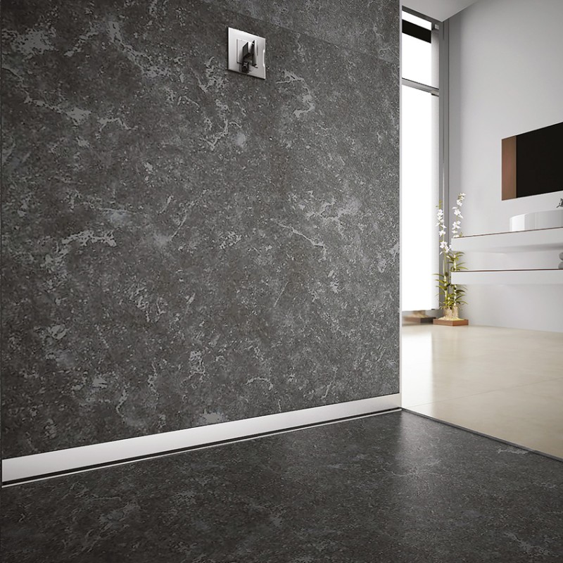 SISTEMA DI SCARICO INOX SLOT LINEA WALL
