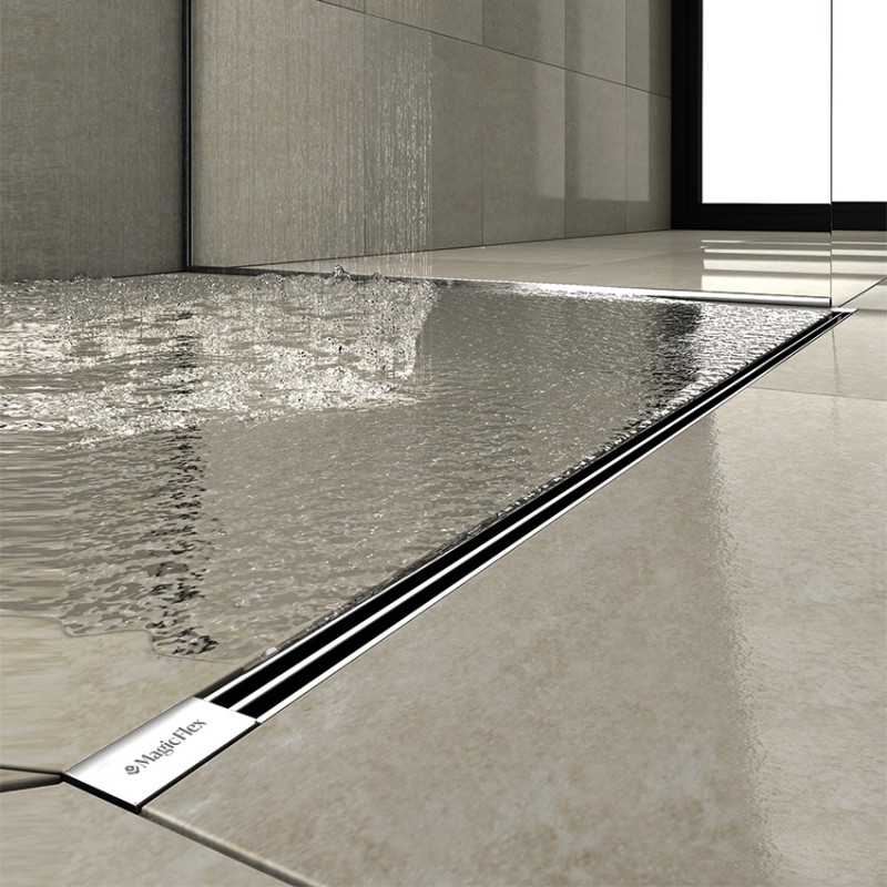 SISTEMA DI SCARICO INOX SLOT LINEA FLOOR