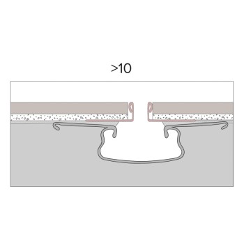 SISTEMA DI SCARICO INOX SLOT LINEA FLOOR 2DS - PROFILI DI RICAMBIO IN ACCIAIO INOX