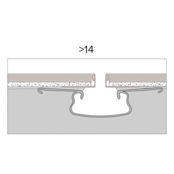 SISTEMA DI SCARICO INOX SLOT LINEA FLOOR 2DS - PROFILI DI RICAMBIO IN ACCIAIO INOX