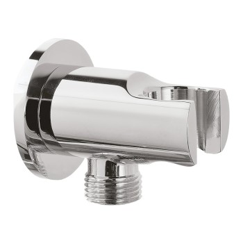PRESA ACQUA A MURO ROUND CON PORTA DOCCETTA