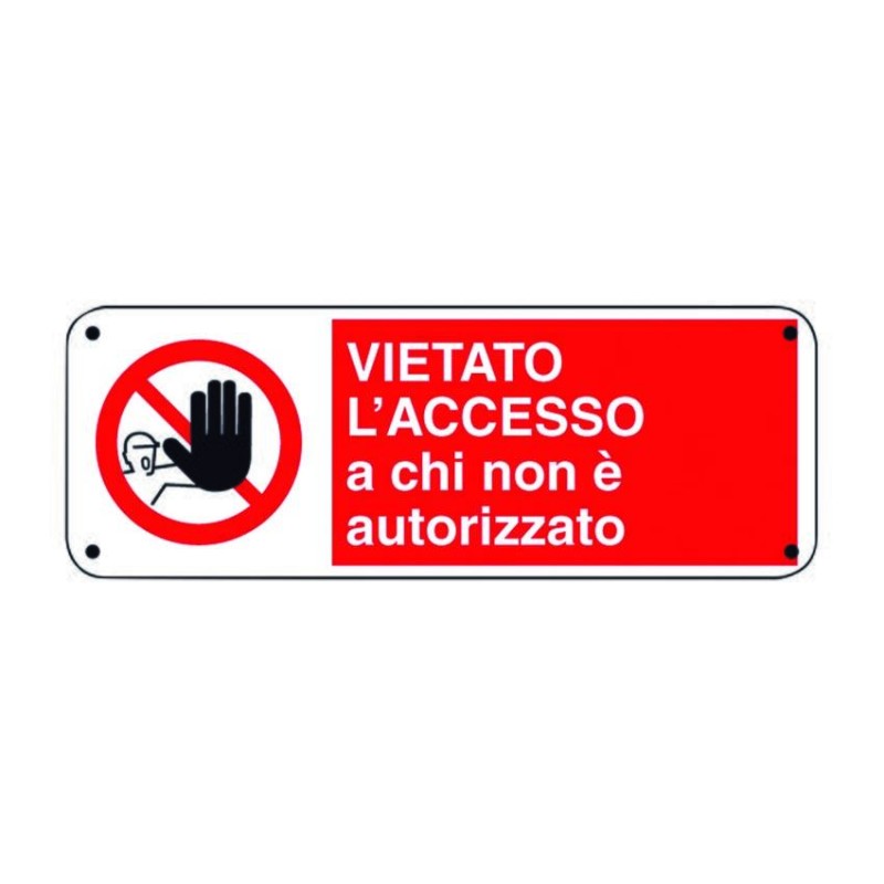 CARTELLO DIVIETO D'ACCESSO