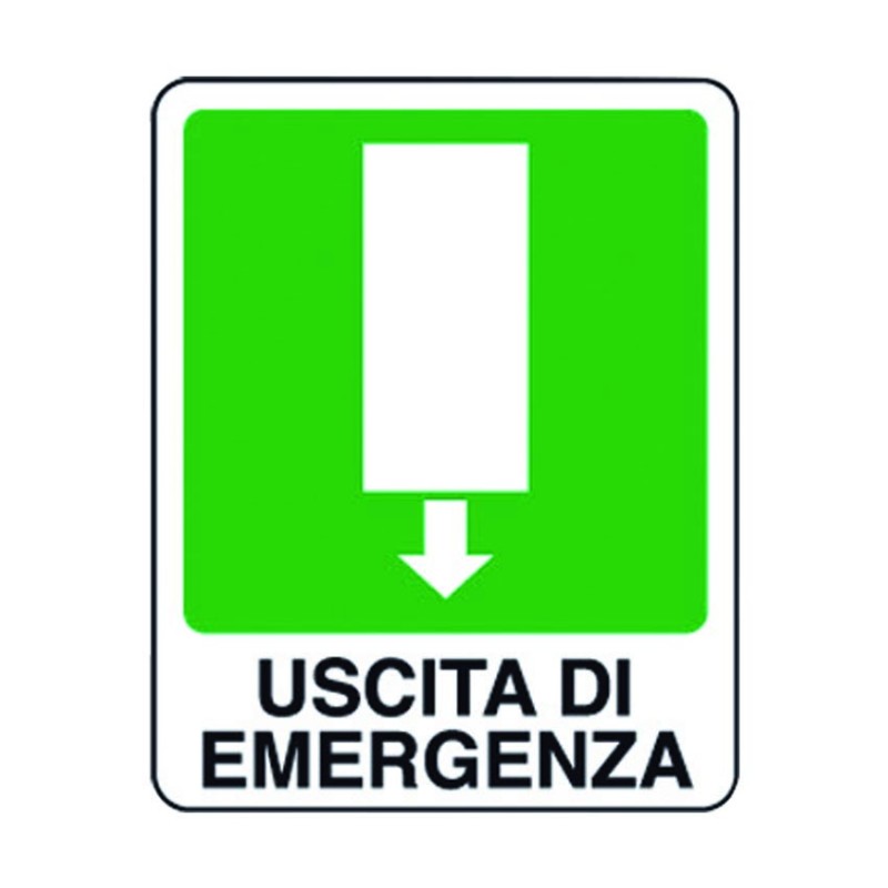 CARTELLO USCITA DI EMERGENZA