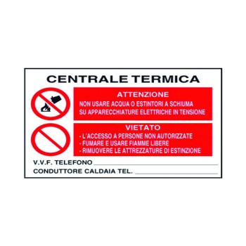 CARTELLO CENTRALE TERMICA