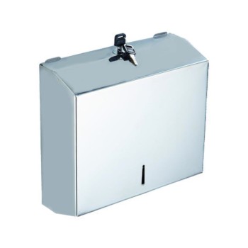 DISPENSER CARTA ASCIUGAMANI IN ACCIAIO INOX