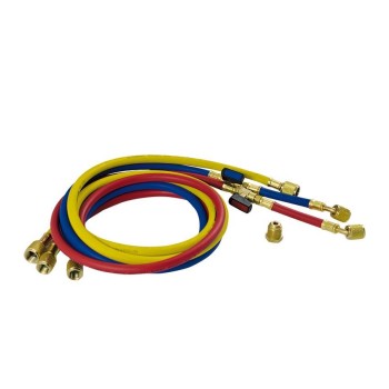 KIT DI TUBI FLESSIBILI CON VALVOLA CARICA PER GRUPPI MANOMETRICI ANALOGICI