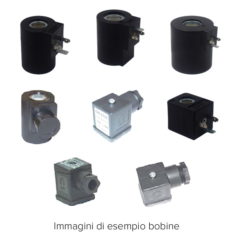 BOBINE PER ELETTROVALVOLE A RIARMO MANUALE NC/NA E AUTOMATICO NC